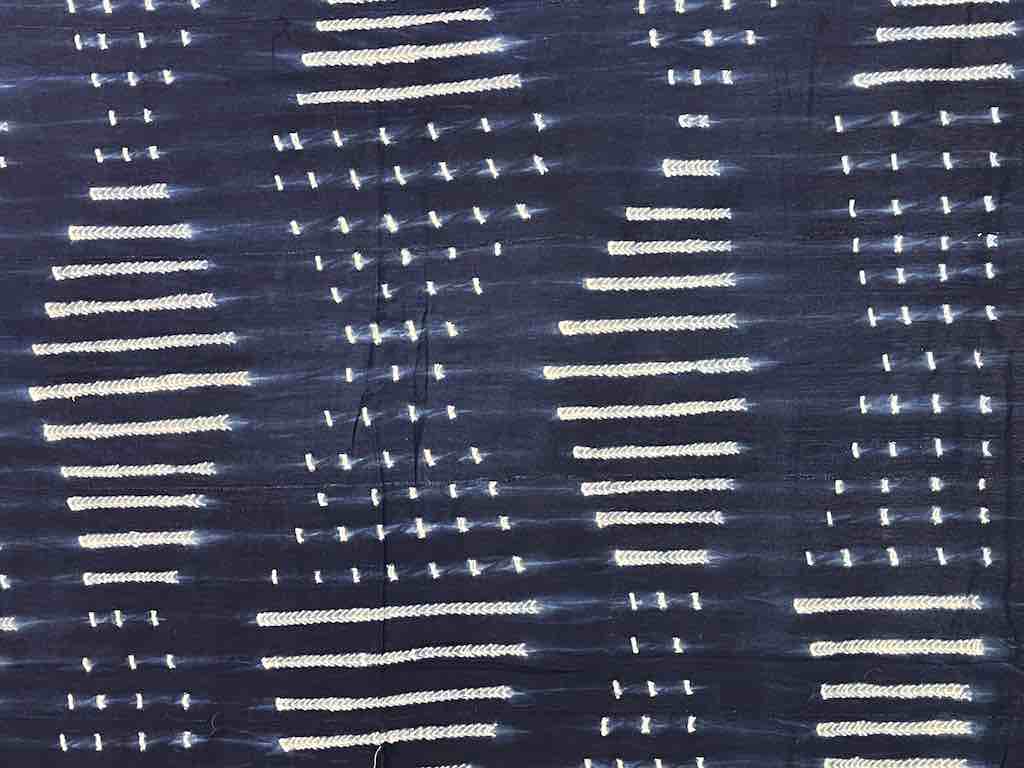 Vintage Mossi Indigo Textile "Wrapper" | 61 x 48"