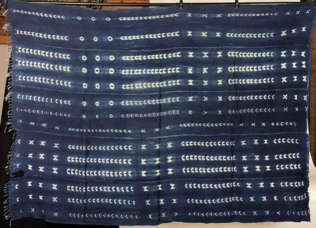 Vintage Mossi Indigo Textile "Wrapper" | 61 x 45"