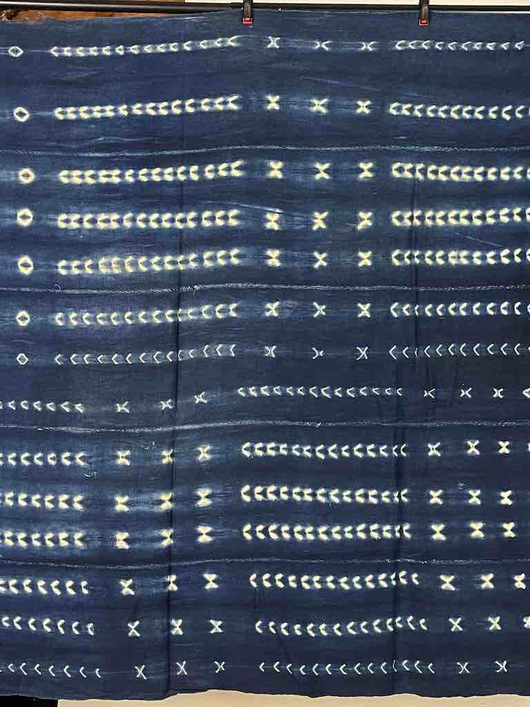 Vintage Mossi Indigo Textile "Wrapper" | 61 x 45"