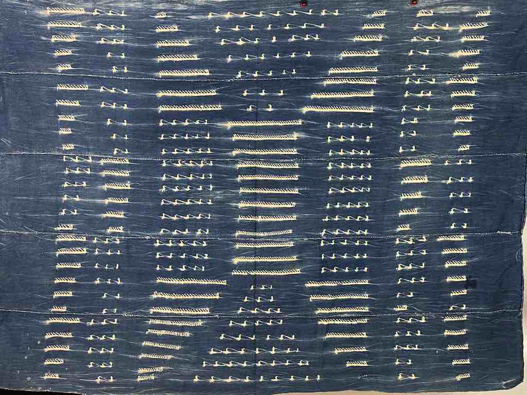 Vintage Mossi Indigo Textile "Wrapper" | 58 x 43"