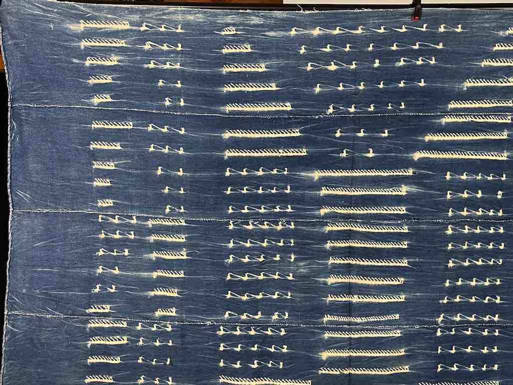 Vintage Mossi Indigo Textile "Wrapper" | 58 x 43"