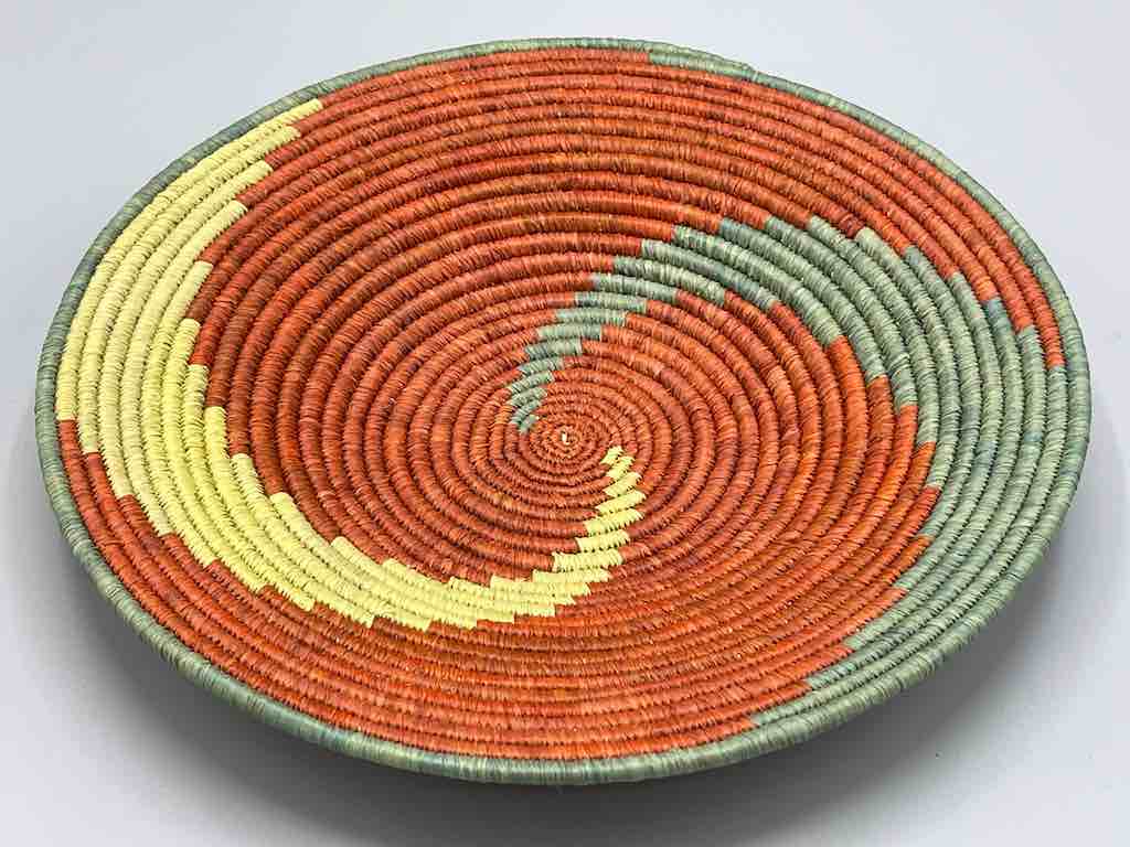 Finest Quality Handwoven Batoro Raffia Basket/Bowl | 9"