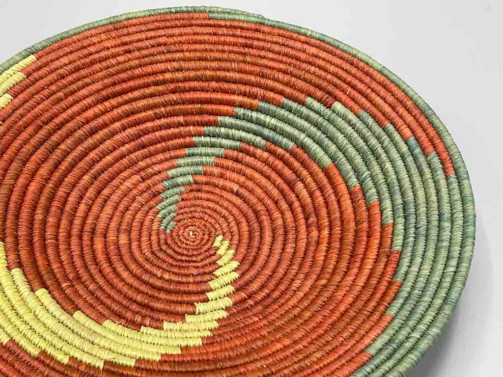 Finest Quality Handwoven Batoro Raffia Basket/Bowl | 9"