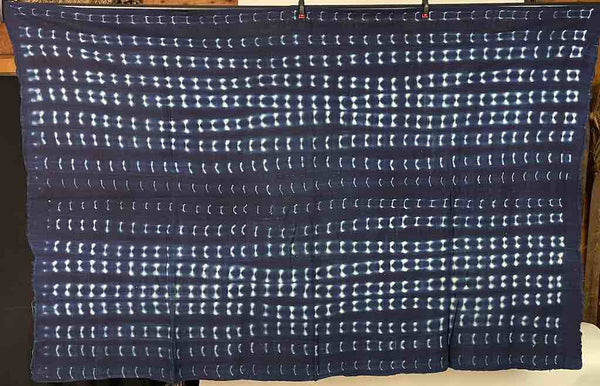Vintage Mossi Indigo Textile "Wrapper" | 60 x 40"