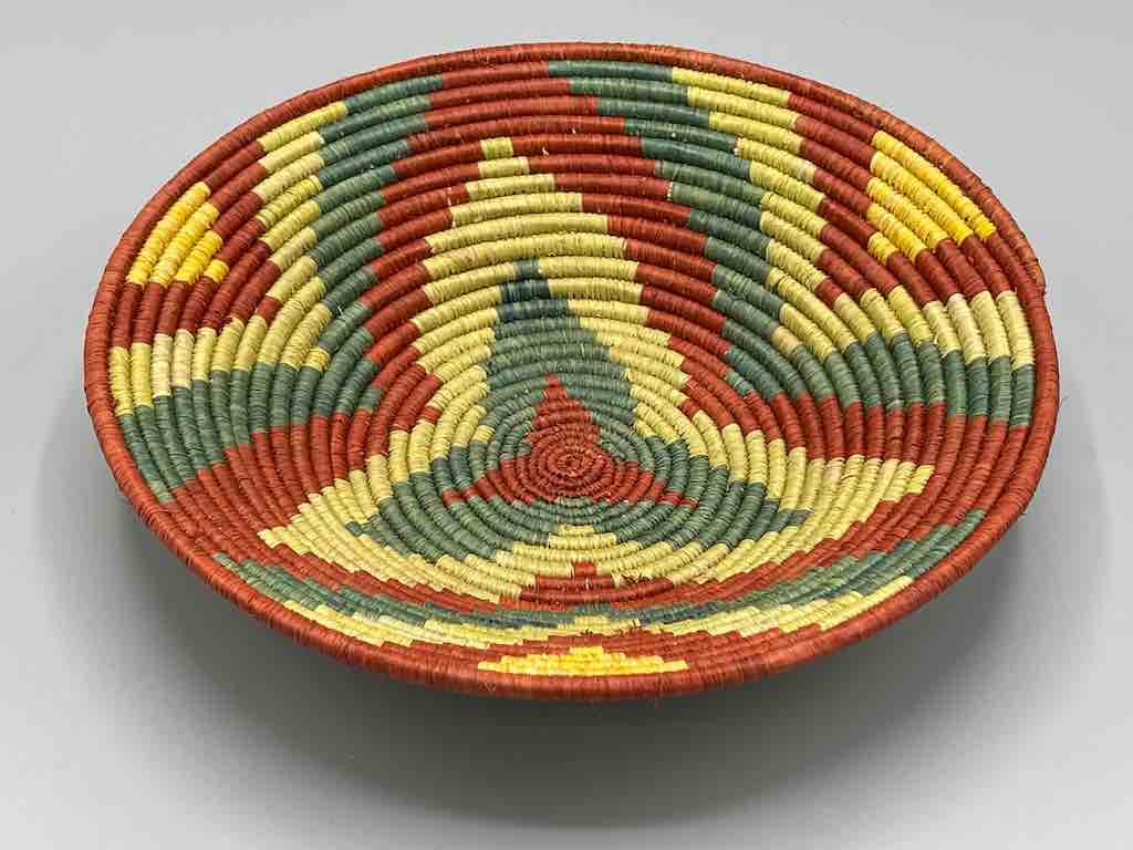 Finest Quality Handwoven Batoro Raffia Basket/Bowl | 9"