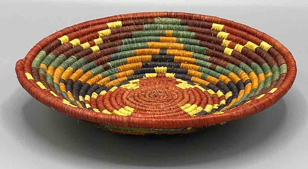 Finest Quality Handwoven Batoro Raffia Basket/Bowl | 7"