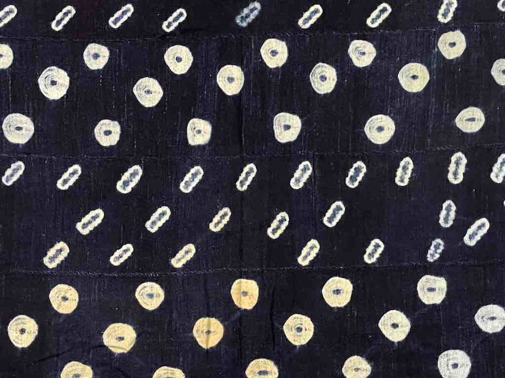 Vintage Fulani Indigo Textile "Wrapper" from Mali | 62 x 42"