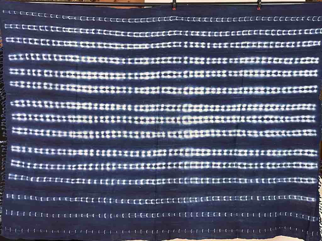 Vintage Mossi Indigo Textile "Wrapper" | 60 x 44"