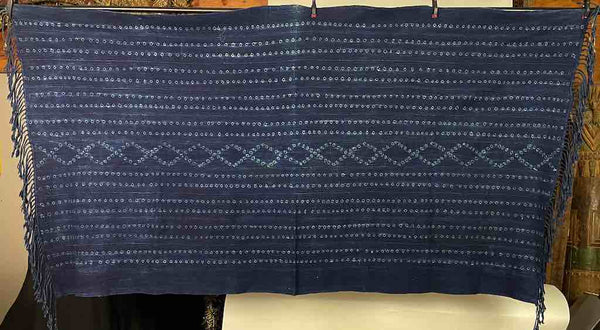 Best Quality Vintage Mossi Indigo Textile "Wrapper" | 70 x 37"