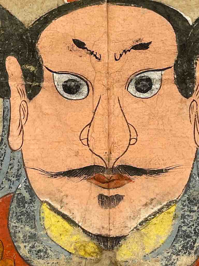 Vintage Dao Tsien Tao rice paper priest mask - Viet Nam — Niger Bend