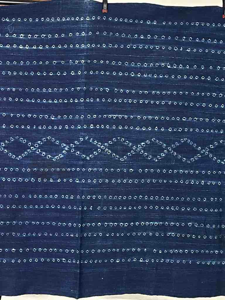 Best Quality Vintage Mossi Indigo Textile "Wrapper" | 70 x 37"