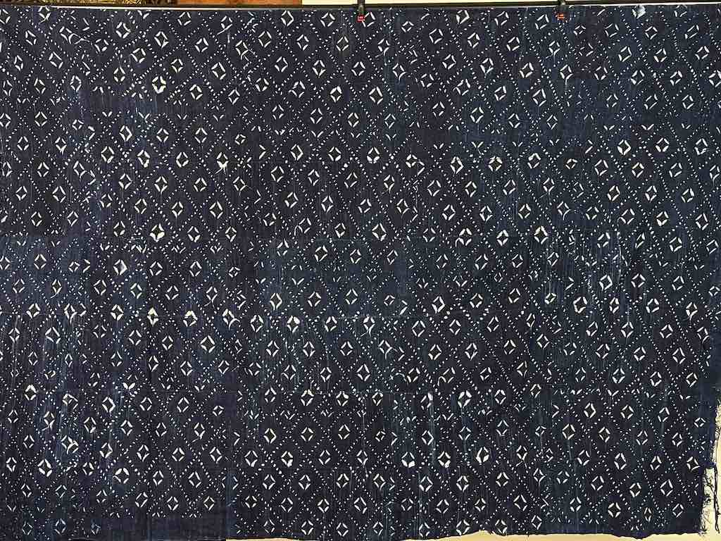 Vintage Fulani Indigo Textile "Wrapper" from Mali | 61 x 44"