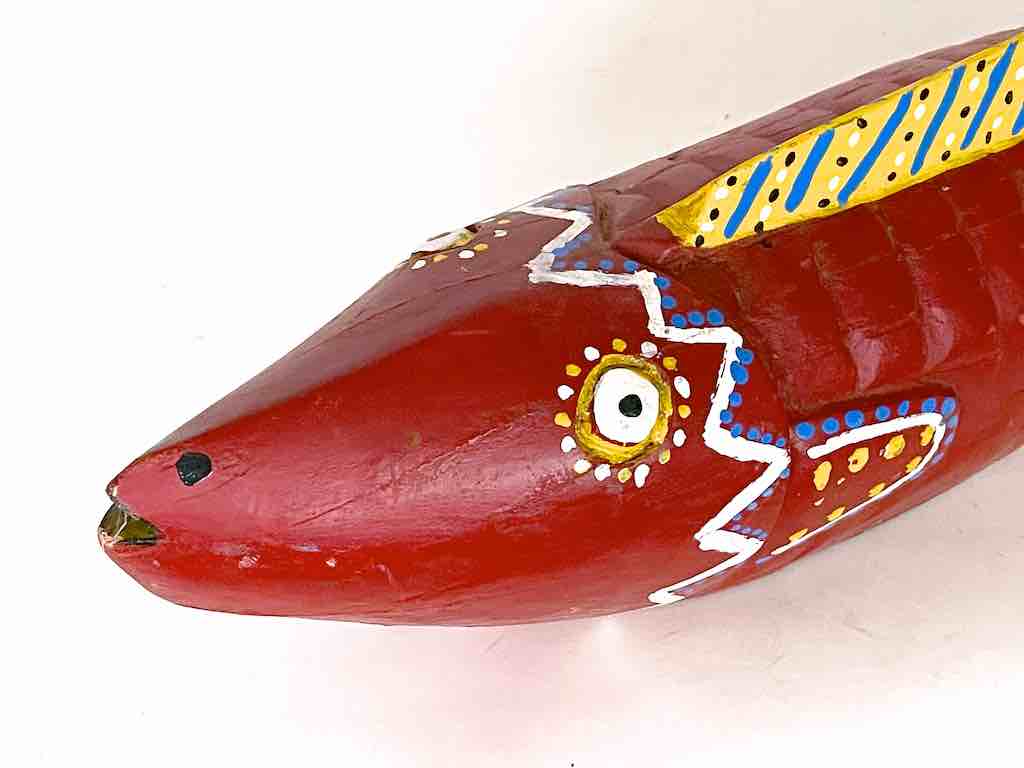 Full Size Bozo Red Fish Puppet Sculpture | 31"