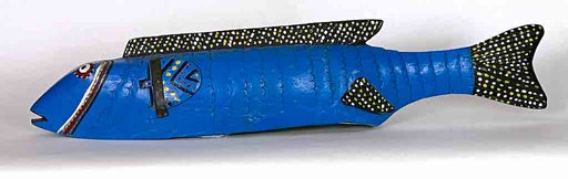 Full Size Bozo Blue Fish Puppet Sculpture | 36"