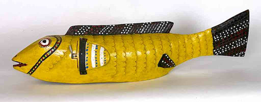 Full Size Bozo Yellow Fish Puppet Sculpture | 29"