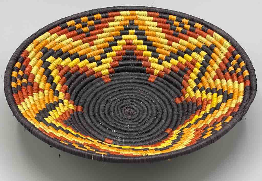 Finest Quality Handwoven Batoro Raffia Basket/Bowl | 8"