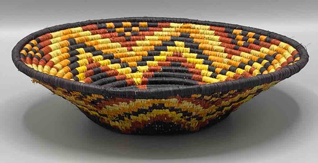 Finest Quality Handwoven Batoro Raffia Basket/Bowl | 8"