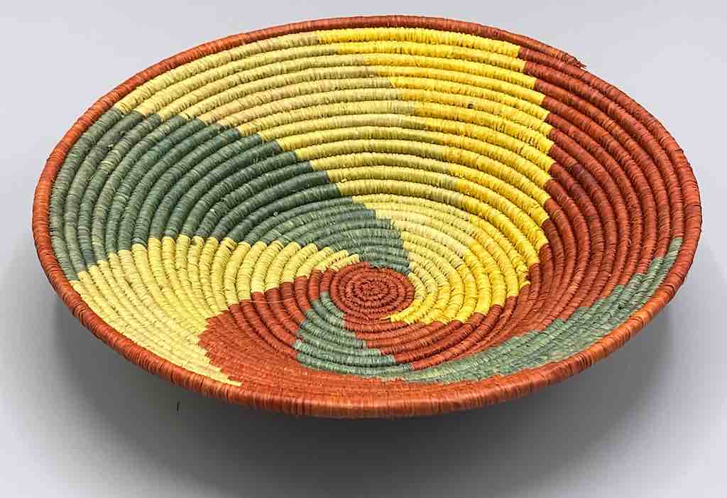 Finest Quality Handwoven Batoro Raffia Basket/Bowl | 8"