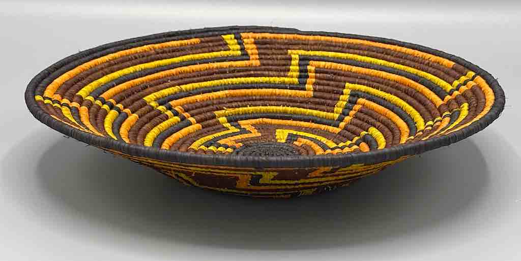 Finest Quality Handwoven Batoro Raffia Basket/Bowl | 8"