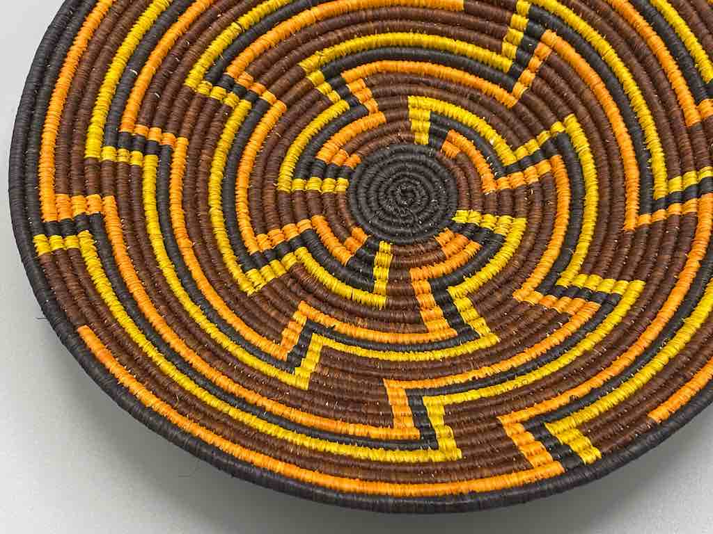 Finest Quality Handwoven Batoro Raffia Basket/Bowl | 8"