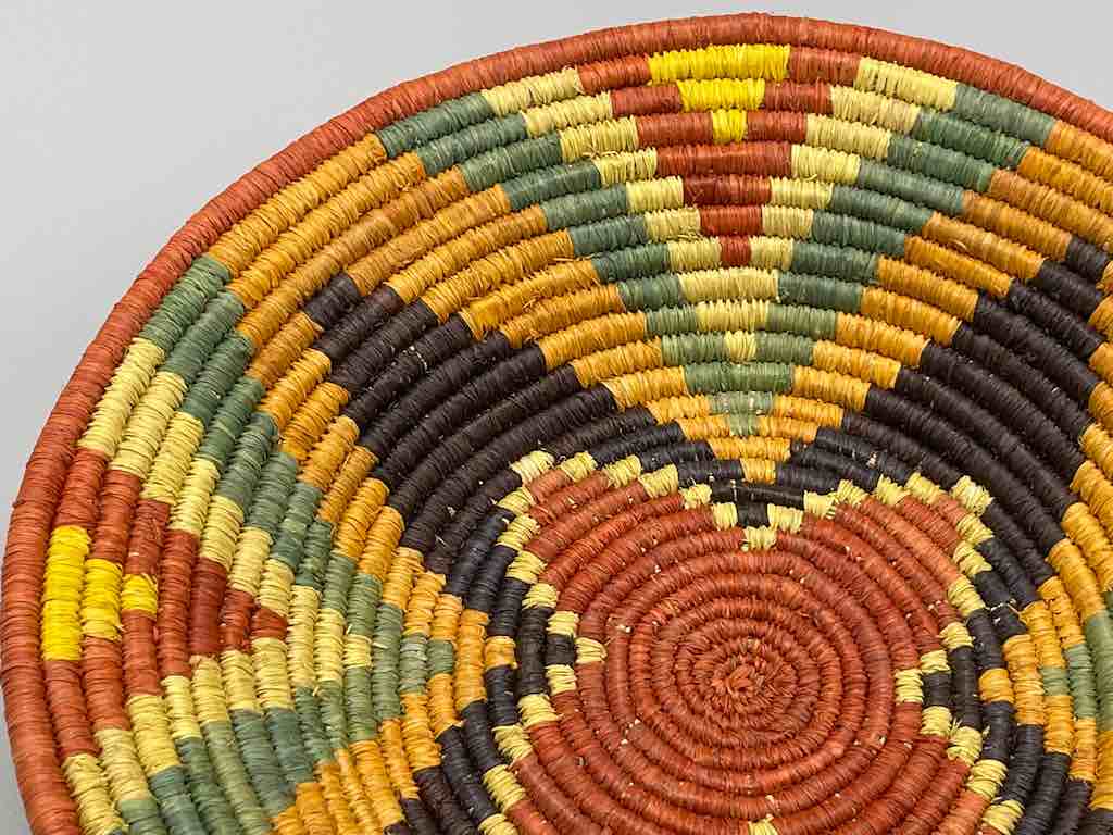 Finest Quality Handwoven Batoro Raffia Basket/Bowl | 8"