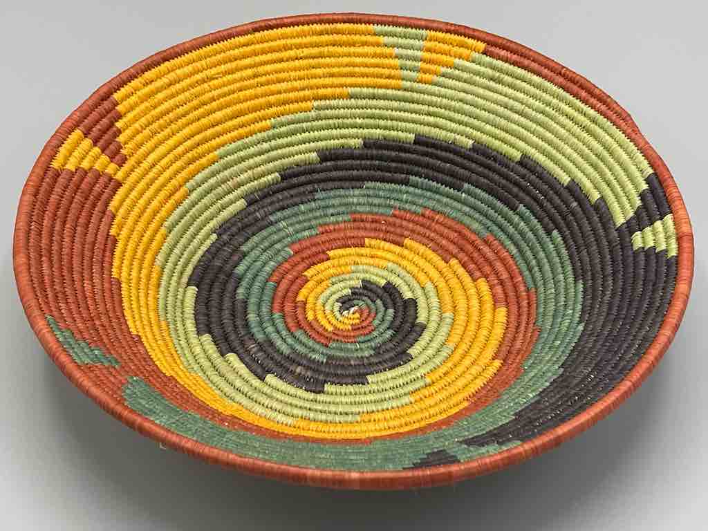 Finest Quality Handwoven Batoro Raffia Basket/Bowl | 8"