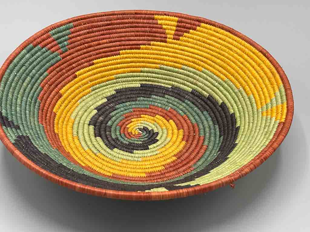 Finest Quality Handwoven Batoro Raffia Basket/Bowl | 8"