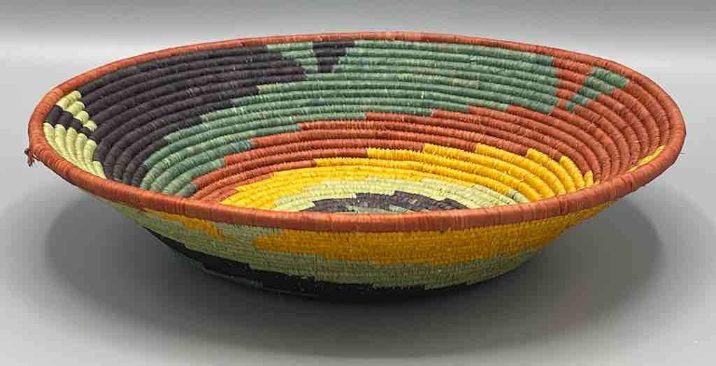 Finest Quality Handwoven Batoro Raffia Basket/Bowl | 8"