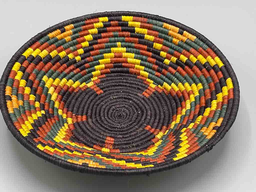 Finest Quality Handwoven Batoro Raffia Basket/Bowl | 8"