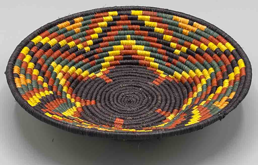 Finest Quality Handwoven Batoro Raffia Basket/Bowl | 8"