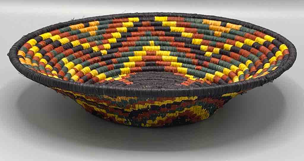 Finest Quality Handwoven Batoro Raffia Basket/Bowl | 8"