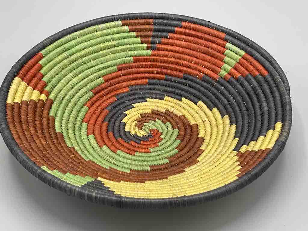 Finest Quality Handwoven Batoro Raffia Basket/Bowl | 9"