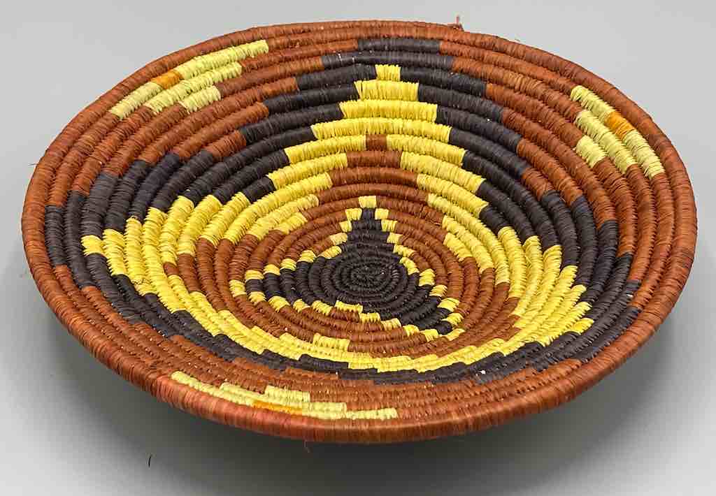 Finest Quality Handwoven Batoro Raffia Basket/Bowl | 8"