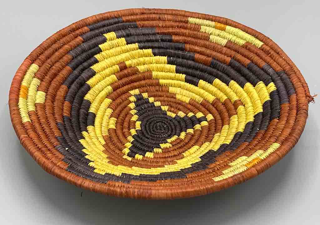 Finest Quality Handwoven Batoro Raffia Basket/Bowl | 8"