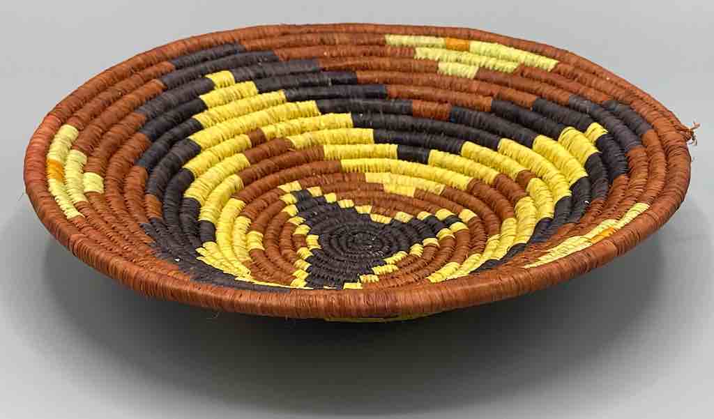 Finest Quality Handwoven Batoro Raffia Basket/Bowl | 8"