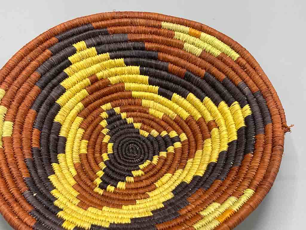 Finest Quality Handwoven Batoro Raffia Basket/Bowl | 8"