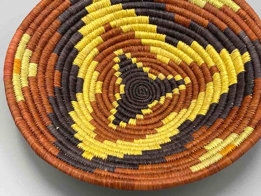 Finest Quality Handwoven Batoro Raffia Basket/Bowl | 8"