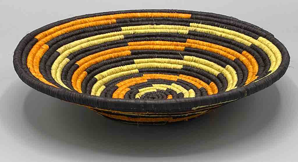 Finest Quality Handwoven Batoro Raffia Basket/Bowl | 7"