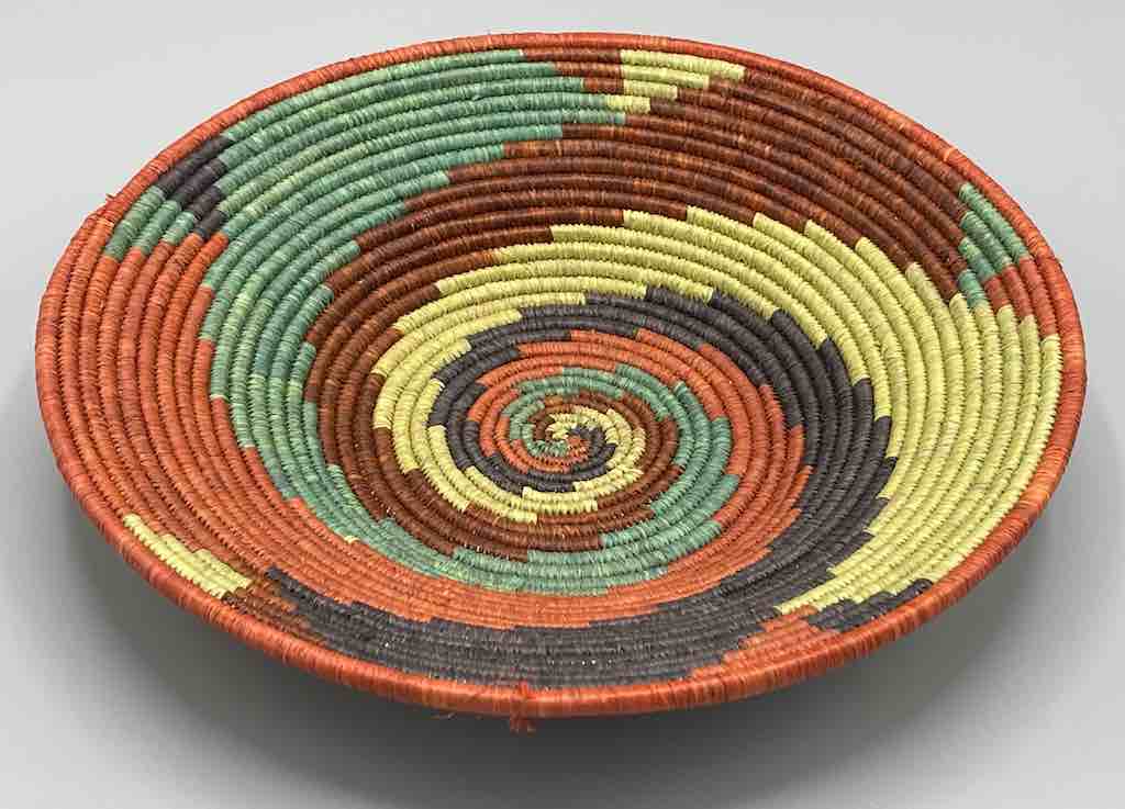 Finest Quality Handwoven Batoro Raffia Basket/Bowl | 9"