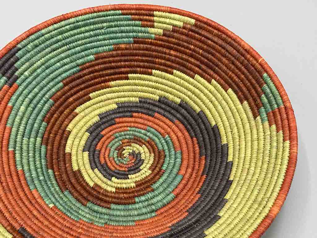 Finest Quality Handwoven Batoro Raffia Basket/Bowl | 9"