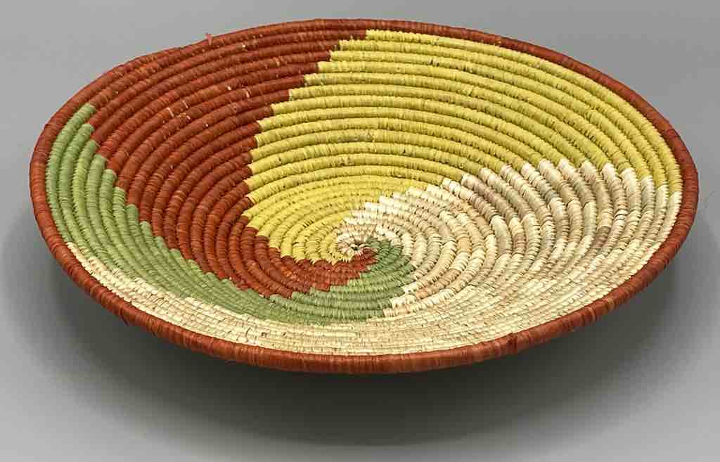 Finest Quality Handwoven Batoro Raffia Basket/Bowl | 7"