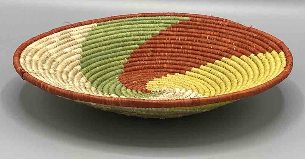 Finest Quality Handwoven Batoro Raffia Basket/Bowl | 7"