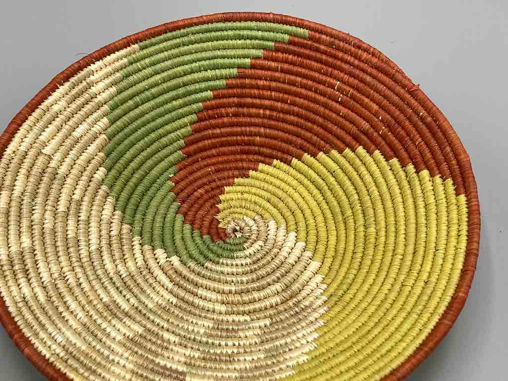 Finest Quality Handwoven Batoro Raffia Basket/Bowl | 7"