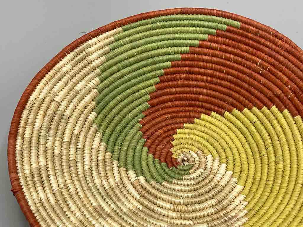 Finest Quality Handwoven Batoro Raffia Basket/Bowl | 7"