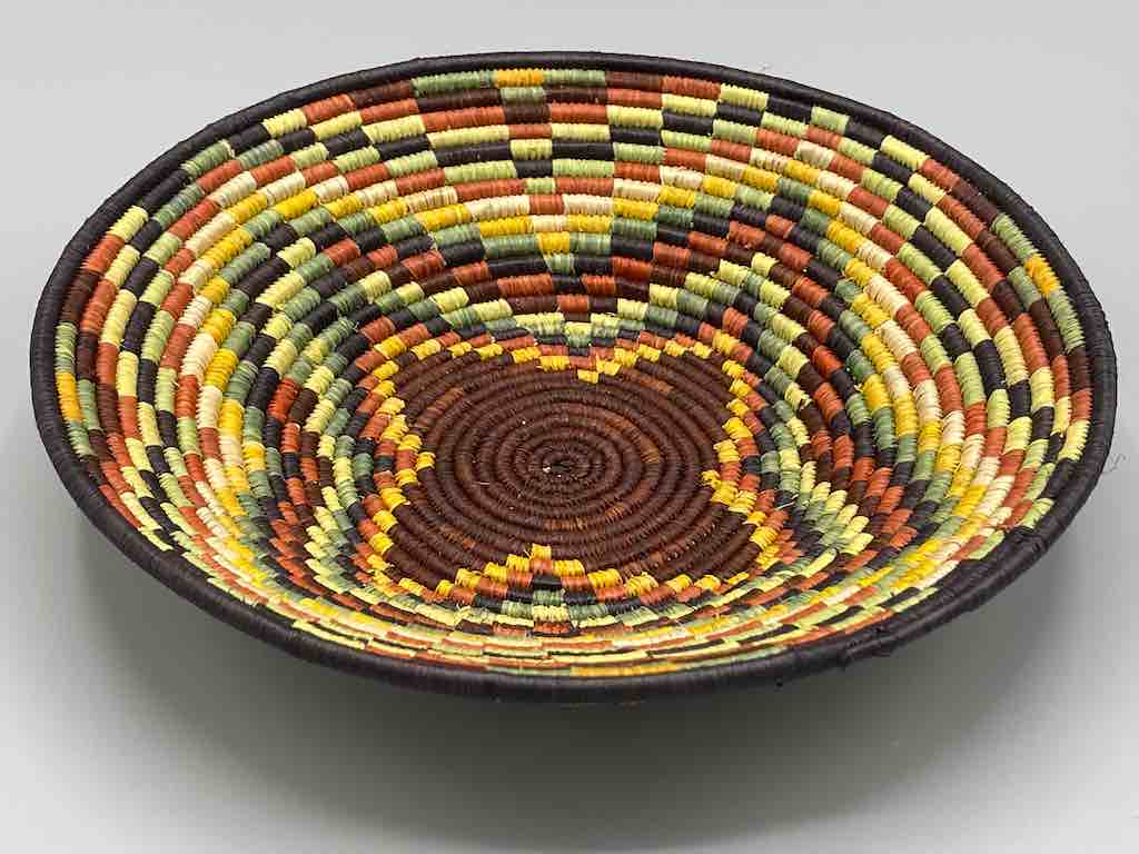 Finest Quality Handwoven Batoro Raffia Basket/Bowl | 9"