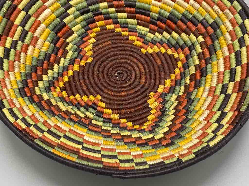 Finest Quality Handwoven Batoro Raffia Basket/Bowl | 9"