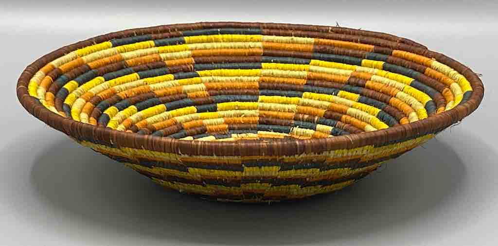 Finest Quality Handwoven Batoro Raffia Basket/Bowl | 7"