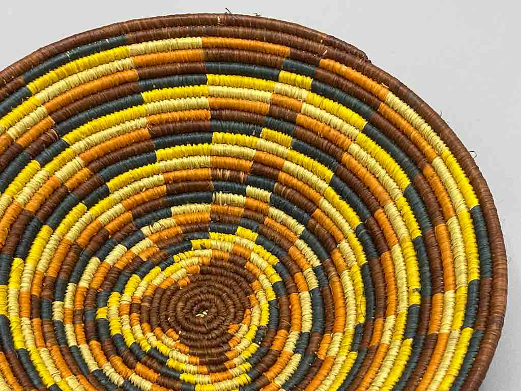 Finest Quality Handwoven Batoro Raffia Basket/Bowl | 7"