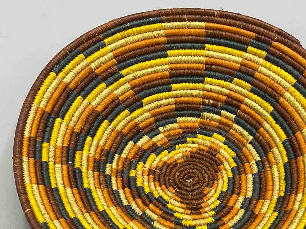 Finest Quality Handwoven Batoro Raffia Basket/Bowl | 7"