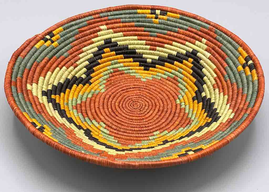 Finest Quality Handwoven Batoro Raffia Basket/Bowl | 10"